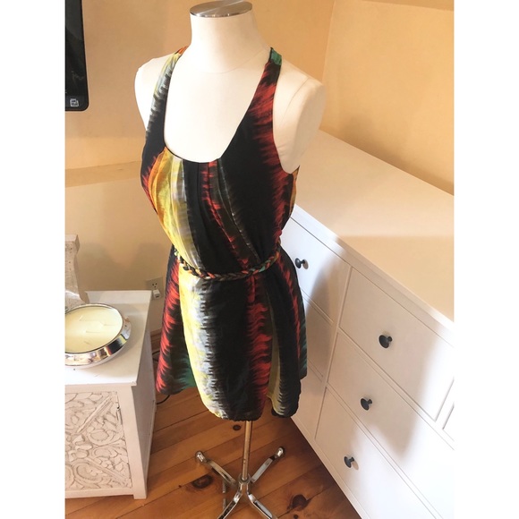 MULTI COLOUR SUMMER DRESS - Picture 3 of 7